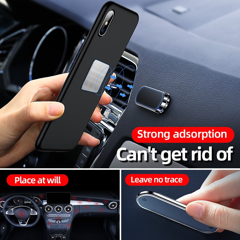 Magnetic Car Phone Holder Universal Bracket for iPhone Huawei Phone Holder Dashboad Car Holder