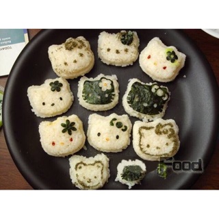 Bộ 3 khuôn cơm bento Nhật cho bé
