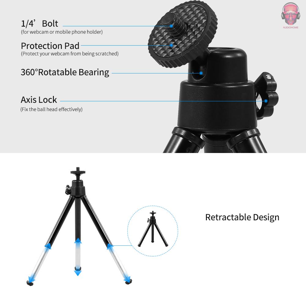 Giá Đỡ Webcam A2Do Mini Gọn Nhẹ Cho Điện Thoại