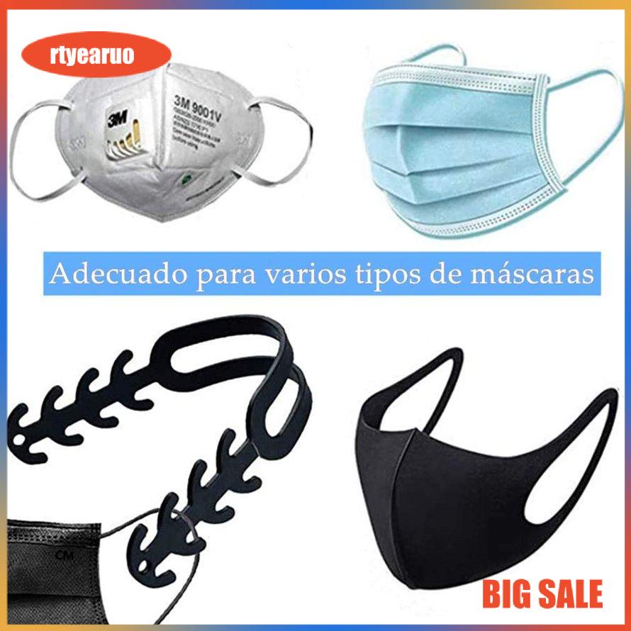 Dụng Cụ Móc Đeo Khẩu Trang Bằng Silicone Chống Rơi Có Thể Điều Chỉnh Độ Dài