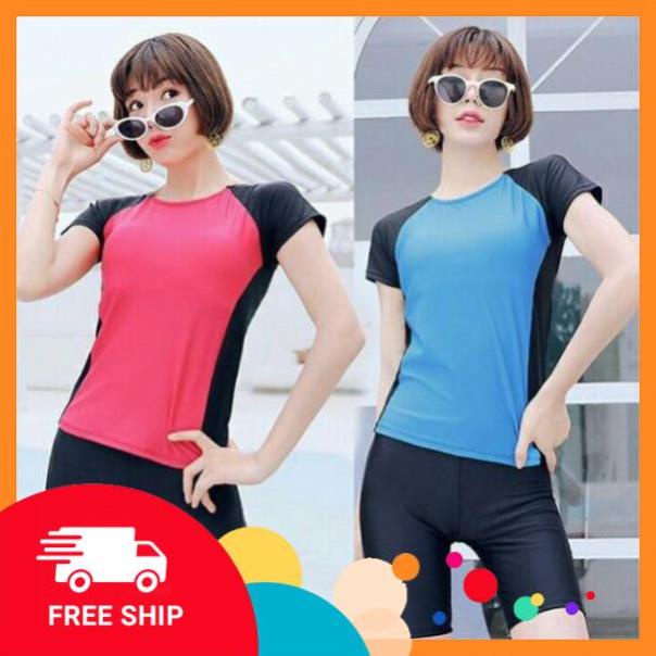 SALE Bộ bơi lửng phối màu CỰC KÍN ĐÁO thanh lịch có size tới 72kg - Hình thật, chất đẹp, giá tốt : 👟 . ₑ ) ' ! 1 !