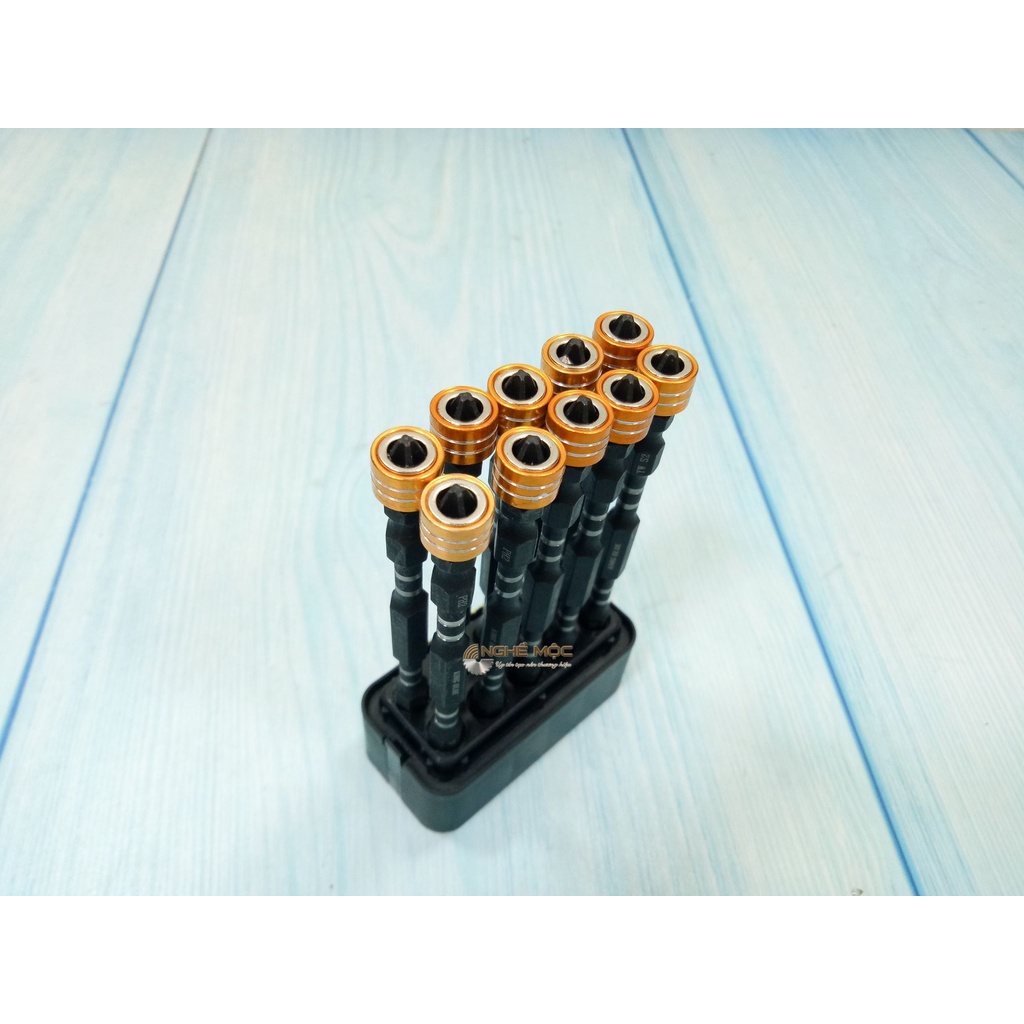 Mũi bắt vít dài nam châm 2 đầu KingBlue PH2 Thép S2 chính hãng