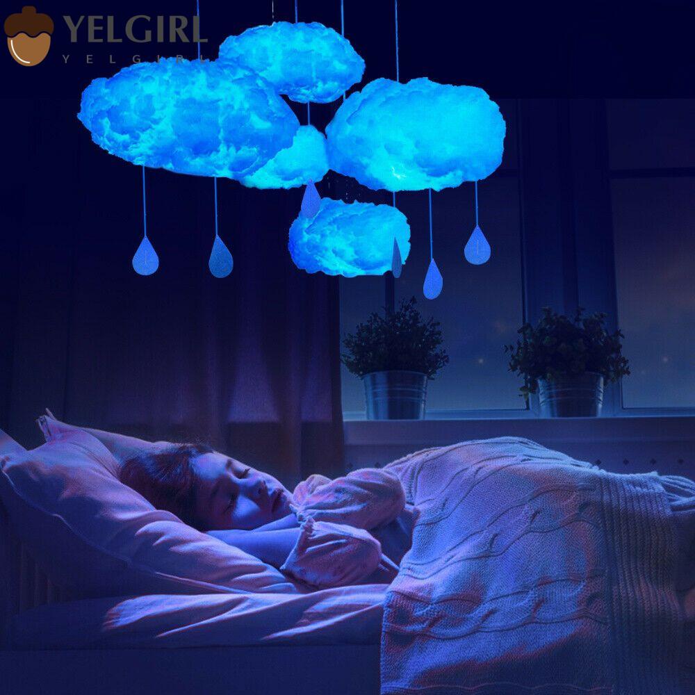 Đèn ngủ cotton hình đám mây thời trang nhiều màu độc đáo trang trí nhà cửa/ phòng ngủ