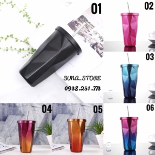 Ly Giữ Nhiệt 500ml Phong Cách Starbucks - Phiên Bản Summer Trơn Cá Tính