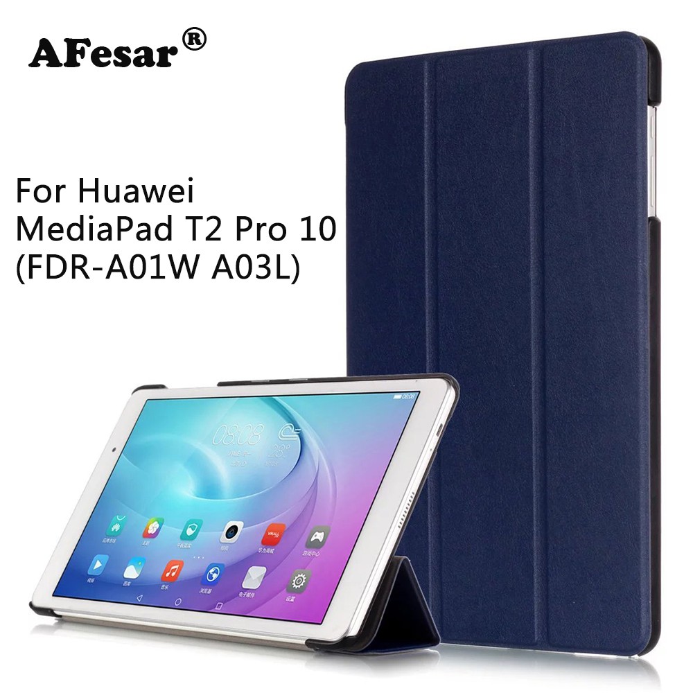 Bao da máy tính bảng PU nắp gập thời trang cho HUAWEI MEDIAPAD T2 PRO 10 10.1 INCH FDR-A01W/ A03L | WebRaoVat - webraovat.net.vn