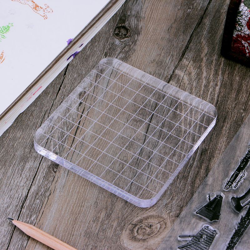 Con dấu trong suốt bằng acrylic dùng trang trí album ảnh diy