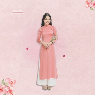 Bigsize áo dài cách tân nữ tay dài cổ truyền thống tk07