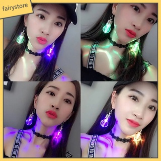 Hoa Tai Hình Bóng Đèn Led Độc Đáo