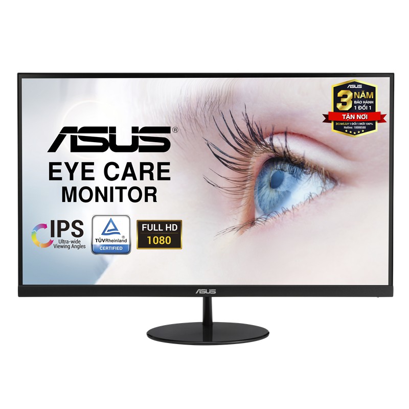 Màn Hình ASUS Bảo Vệ Mắt VL279HE 27'' Full HD (1920x1080) 5ms 75Hz IPS Adaptive-Sync/FreeSync - Hàng Chính Hãng