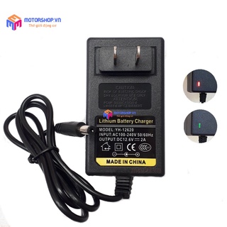 Mts adapter sạc 12.6v 2a nguồn sạc pin 3s, pin máy khoan 12v
