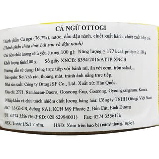 Cá Ngừ Ottogi 100g/150g
