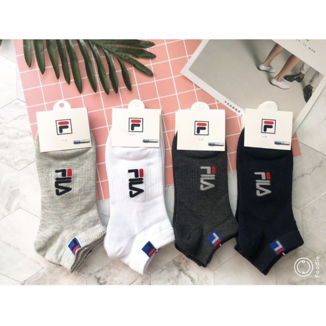 Tất cổ ngắn, vớ thể thao nam nữ Fi.la