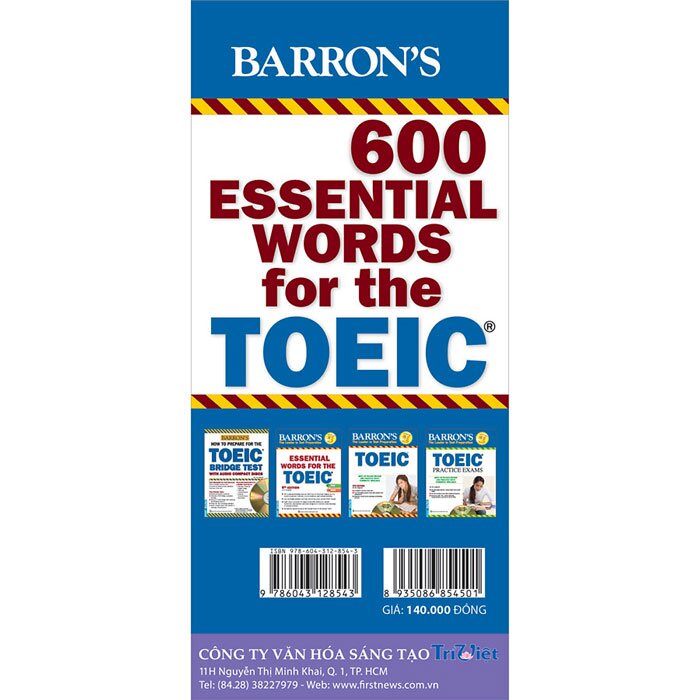 Sách Hộp Flash Cards - 600 Essential Words For The TOEIC fs