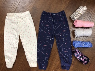 Combo 10 quần carter bé gái