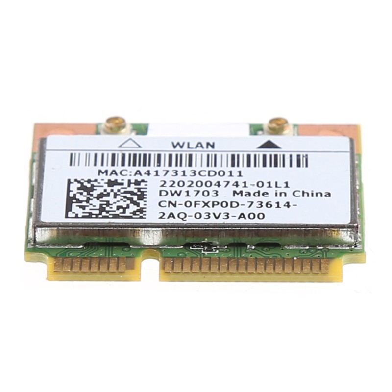 Thẻ mạch không dây mini PCI-Express cho atheros ar5b225 Dell dw1703