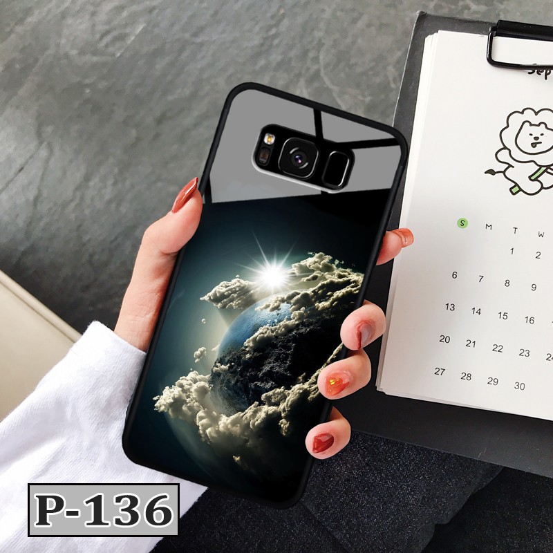 Ốp Samsung Galaxy S8/ S8 Plus - lưng kính in hình 3D