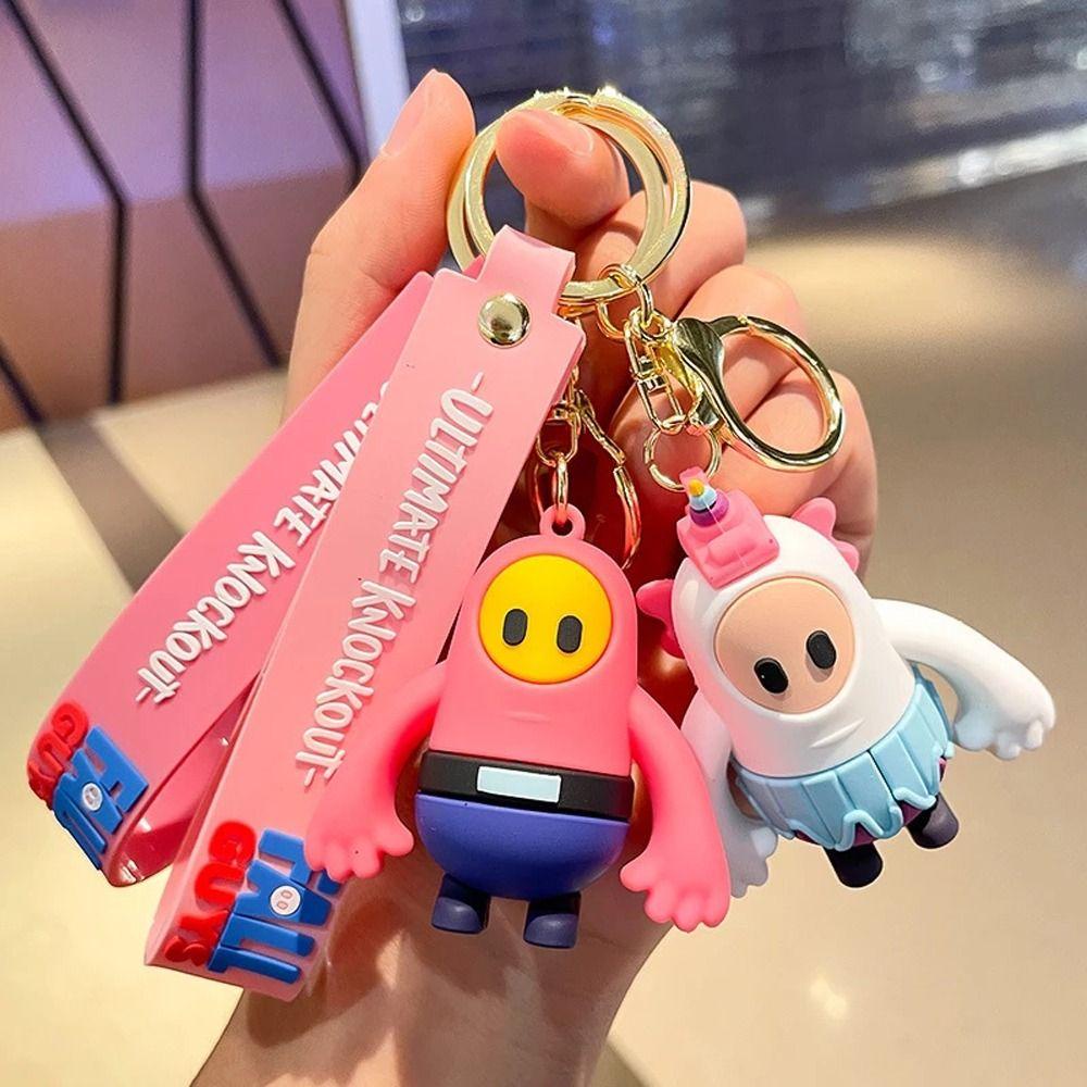 Móc Khóa Hình Búp Bê Hoạt Hình PEWANY Fall Guys Đáng Yêu