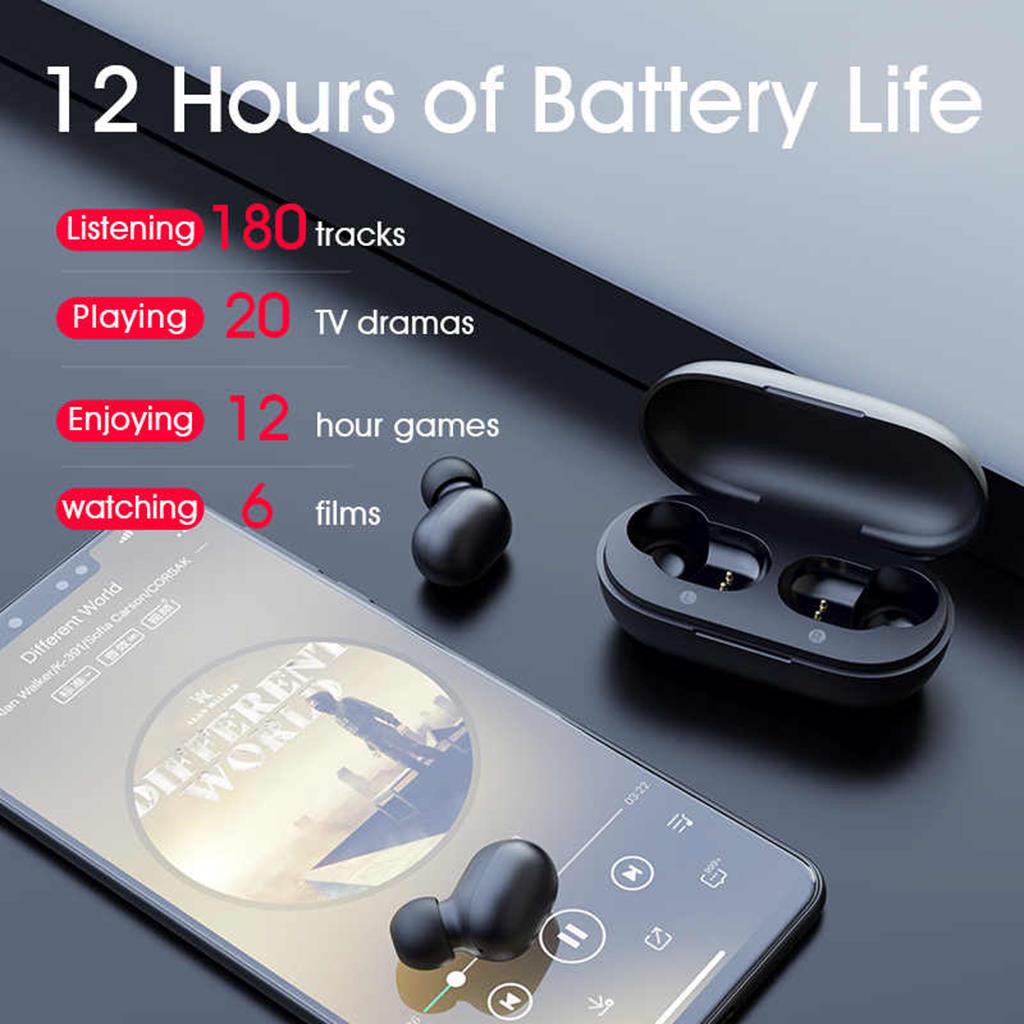 Tai nghe Bluetooth True Wireless - Haylou GT1 chống nước chuẩn IPX5, pin 12 giờ,nút cảm ứng,đàm thoại,chuyển bài -dc3813