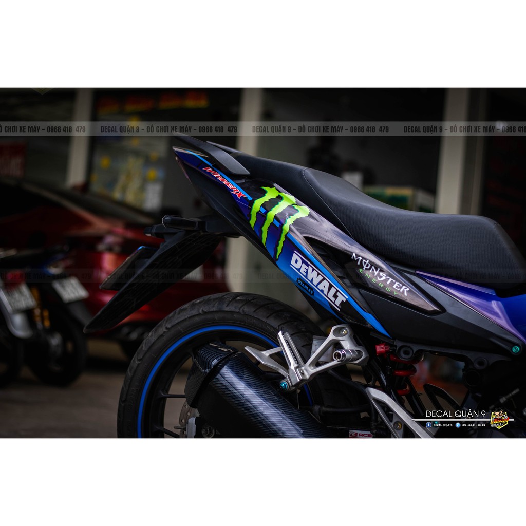 WINNER_X thiết kế xanh đen theo xe phù hợp đường phố.