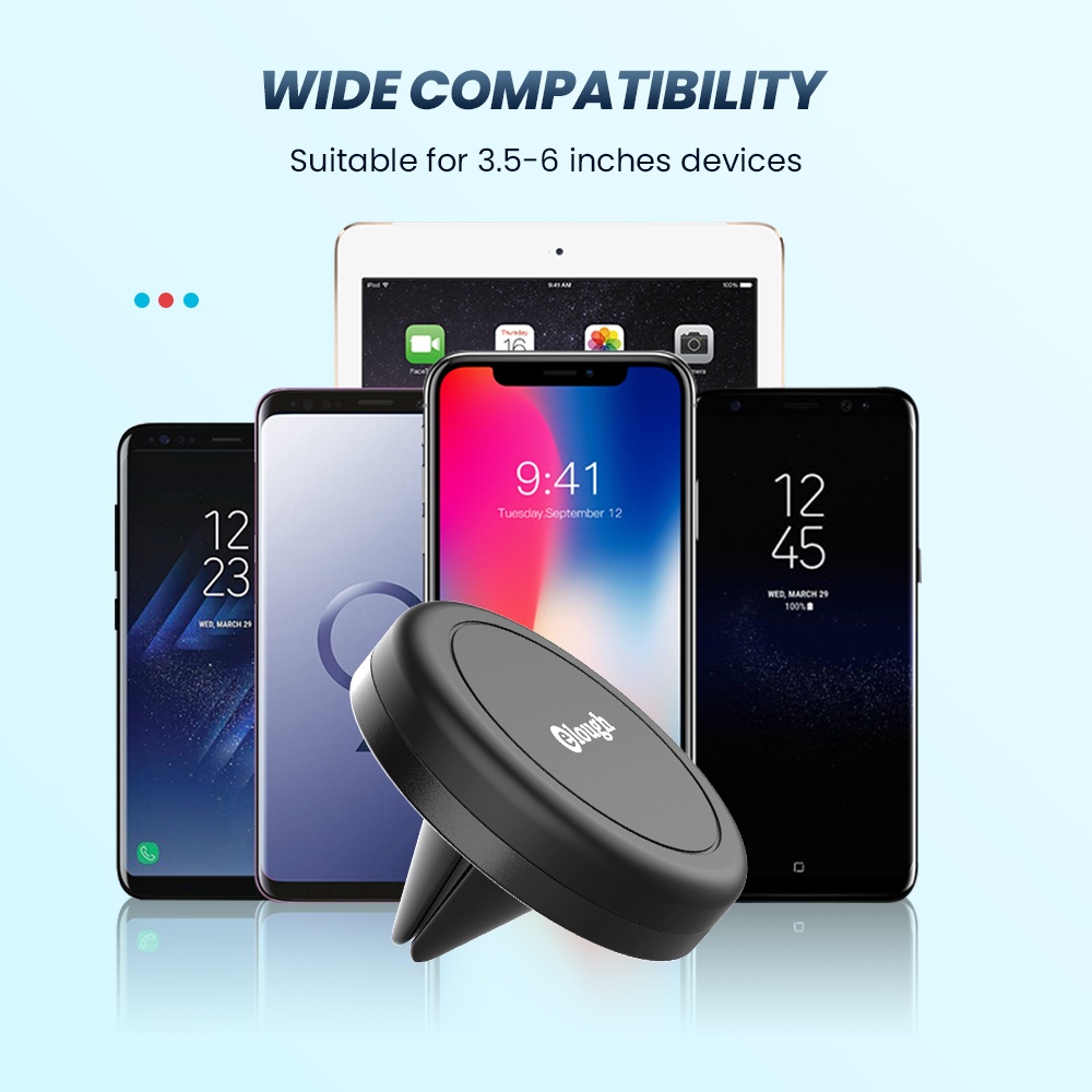 Giá đỡ điện thoại ELOUGH từ tính thiết kế thông dụng gắn trên xe hơi