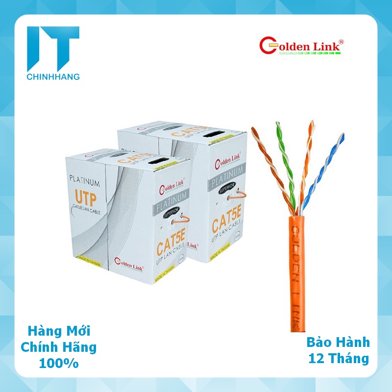 Thùng Cáp Mạng Golden Link Cat5 305m  - Hàng Chính Hãng