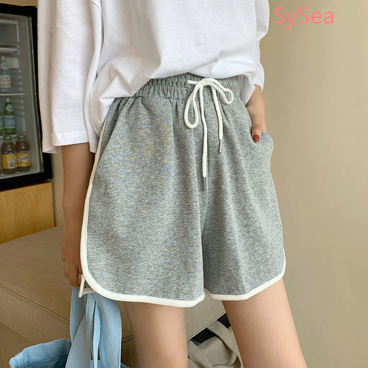 Quần đùi thể thao lưng cao thời trang phong cách hàn quốc