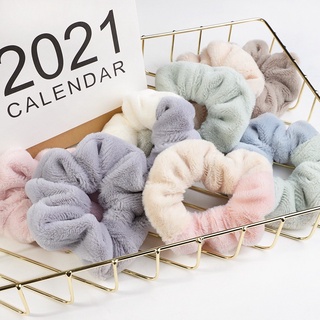 🦢Chun cột tóc Scrunchies lông 2 mầu