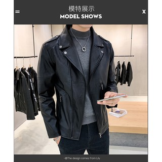 Áo Da Nam Biker Jacket Cao Cấp-tman002