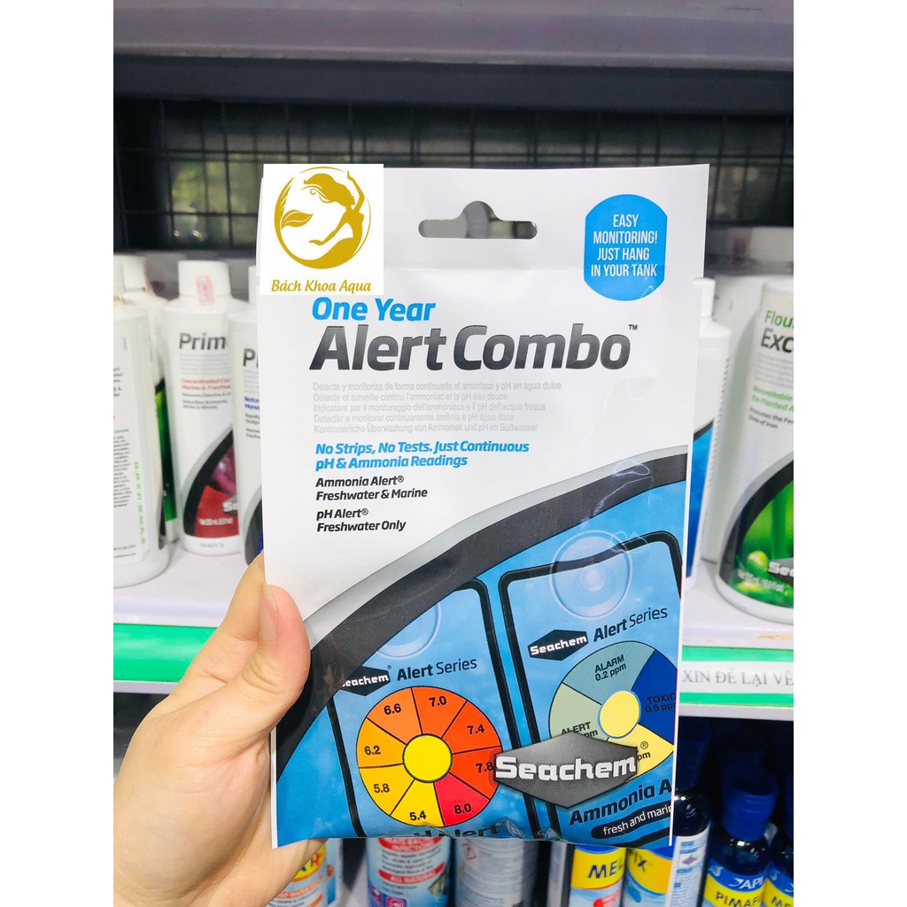 Dụng Cụ Kiểm Tra Cảm Ứng pH &amp; Ammonia của Seachem