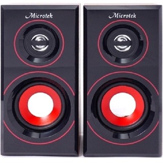 Loa vi tính microtek mt-180 loa gỗ jack 3.5mm nguồn 220v