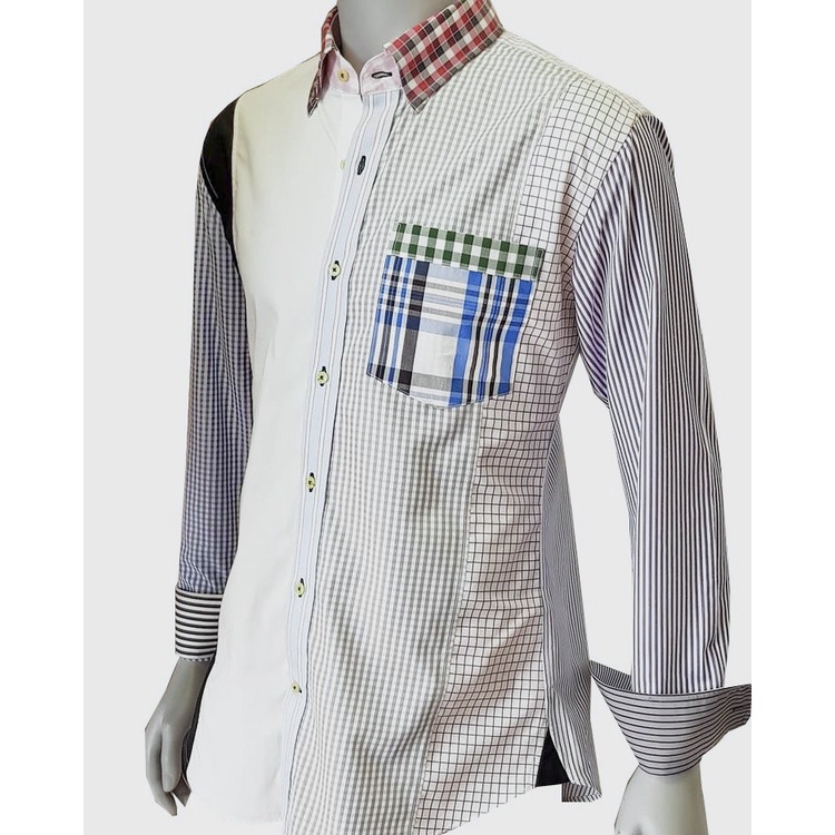 Áo Sơ Mi Áo Khoác Nam Nữ Unisex Dài Tay Cổ Đức Phối Nhiều Màu Nhiều Hãng Hàng Xuất Dư Xịn Cao Cấp V02