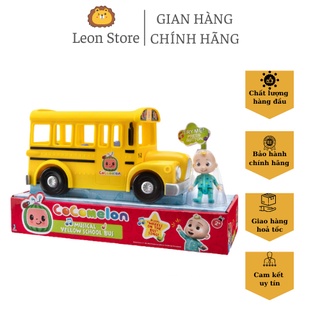 Đồ chơi Cocomelon xe bus vàng, school bus có nhạc