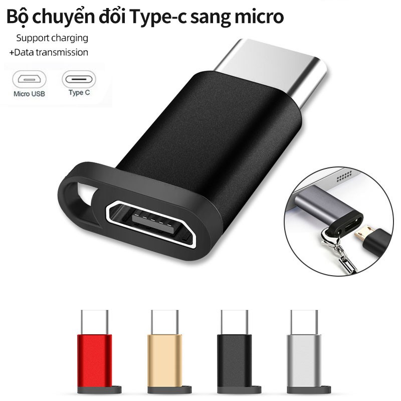 【Mua một tặng một】USB adapter truyền dữ liệu từ USB 2.0 Type C sang Micro USB Female USB 3.1