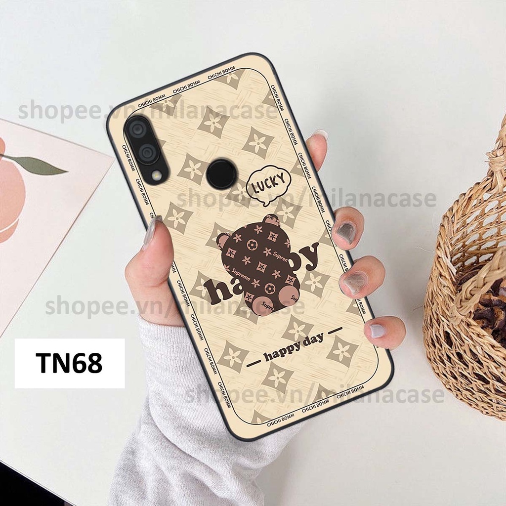 Ốp Xiaomi Redmi 7 gấu be@rBrick gấu Teddy Kaws siêu đẹp, phong cách, cá tính