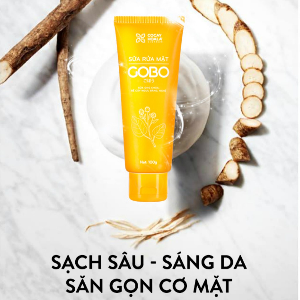 Sữa rửa mặt làm sạch sâu Cỏ Cây Hoa Lá Gobo - dung tích 100g