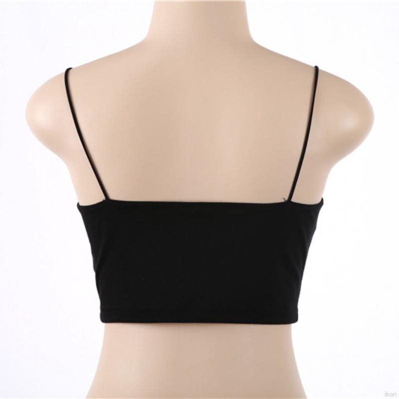 Áo croptop hai dây trơn thời trang