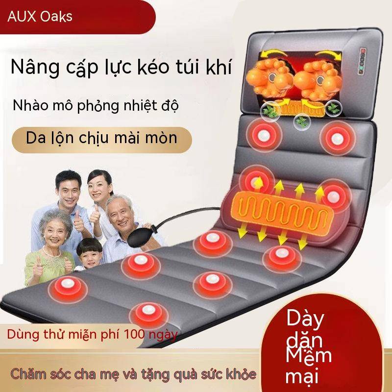 Máy Massage Đệm massage đốt sống cổ đa năng toàn thân vai eo lưng chân đệm gối massage