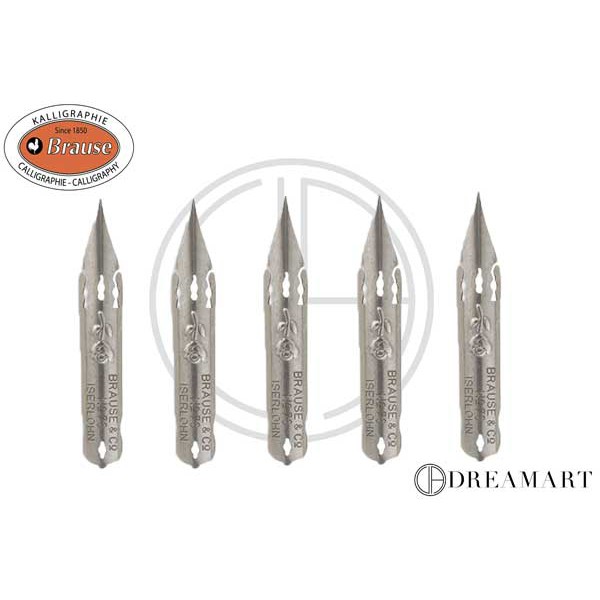 Combo 5 Ngòi Bút Calligraphy Brause - Rose - Dreamart.vn