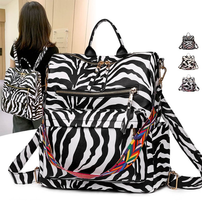 10MK Women Backpack PU Anti-theft Casual Shoulder Bag Fashion Ladies Satchel Bags Rucksack