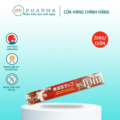 Màng Bọc Thực Phẩm Không Chứa Chất Phụ Gia Cỡ Tiêu Chuẩn 30cmX40m S Select Nhật Bản
