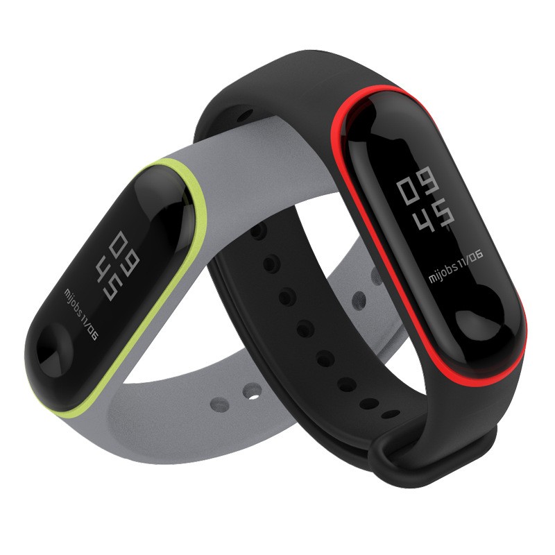 Bands Compatible with Xiaomi Mi Band 3 Smartwatch Wristbands Replacement Band Accessaries Straps Bracelets for Mi3