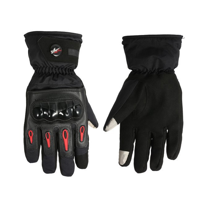 Găng tay chống nước 100% Probiker gù nhựa bảo vệ giữ ấm mùa đông có gù nhựa