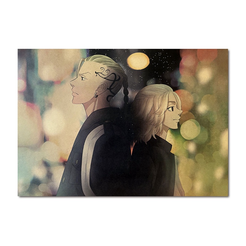 Poster Dán Tường Trang Trí In Hình Nhân Vật Anime