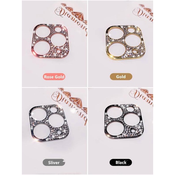 Ốp điện thoại đính đá 3D lấp lánh sang trọng cho iPhone 11 12 13 Mini Pro Max