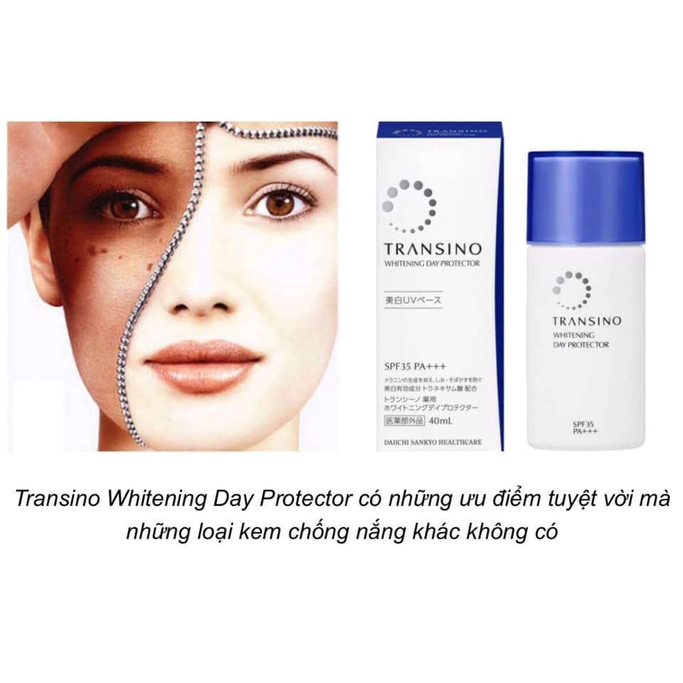 [Giá Hủy Diệt] Kem Dưỡng Ngày Chống Nắng Transino Whitening Day SPF 50+