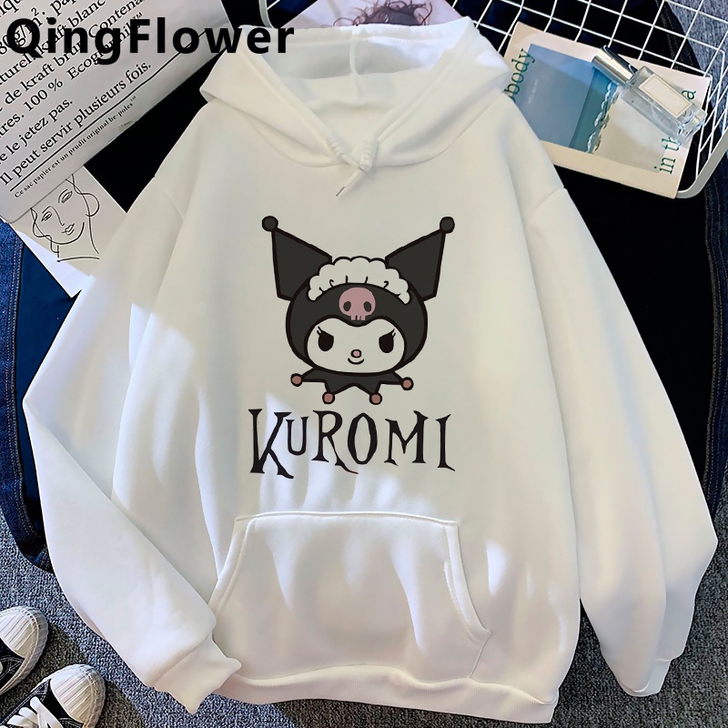 Kuromi Áo Hoodie Thời Trang Đường Phố Cá Tính Cho Nữ 2022