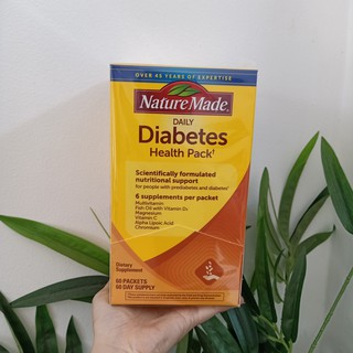 HÀNG MỸ - Sản phẩm hỗ trợ Nature Made Diabetes Health Pack, 60 gói