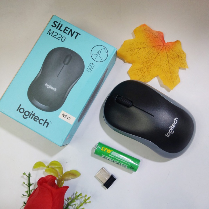 Chuột Không Dây Logitech bấm không gây ồn - T0247