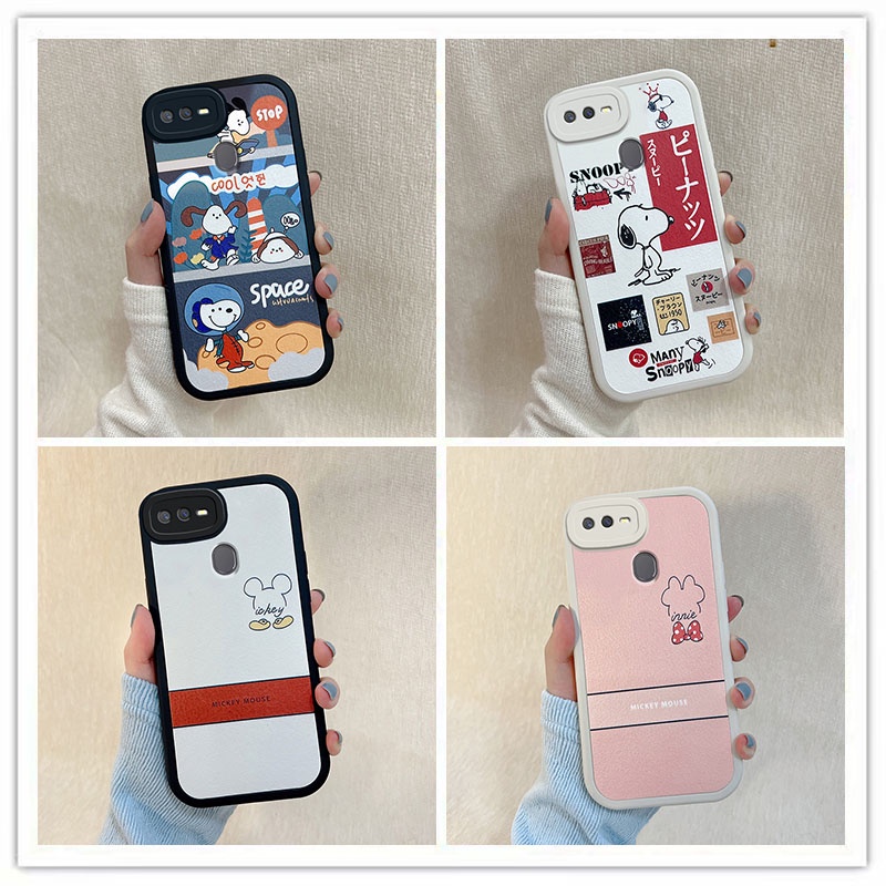 ốp lưng oppo f9 ốp lưng oppo a5s ốp oppo a12 Ốp Điện Thoại Họa Tiết Snoopy Cho oppo a7 a5s a12 f9 f9 pro