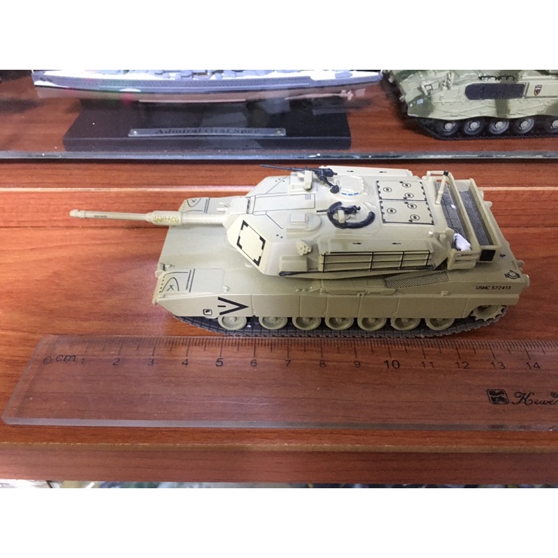 Mô hình xe tăng tỷ lệ 1:72 DeAgostini M1 A1 Abrams USMC, Tiểu đoàn Thiết giáp số 1 Marine của Mỹ, năm 2003 tại Iraq.